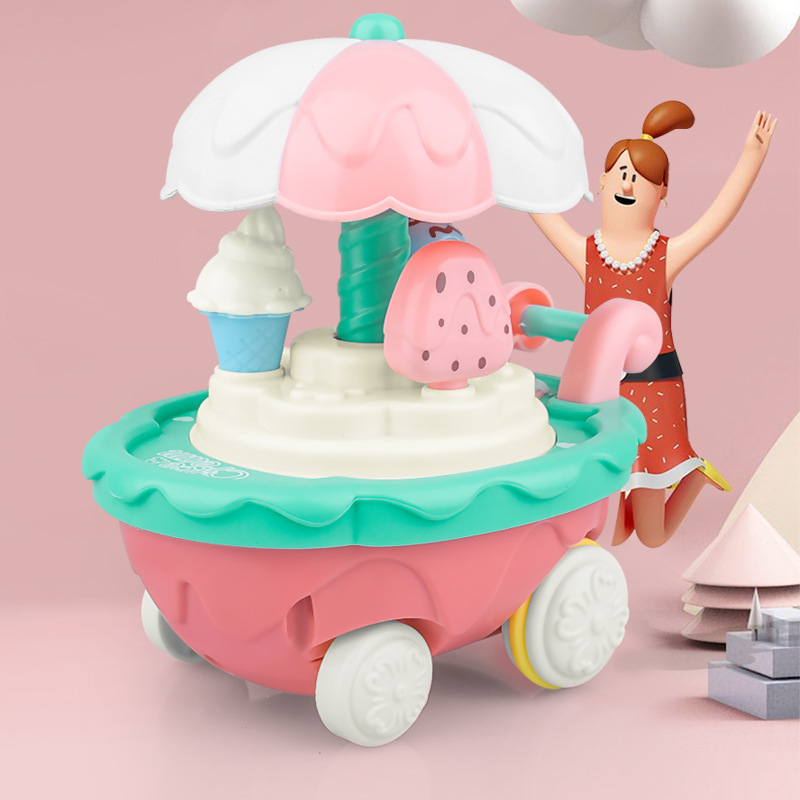 Transfronterizos de niños presionando helado DIY retroceso patinaje carro juguetes para niños juguetes para niños juguetes al por mayor