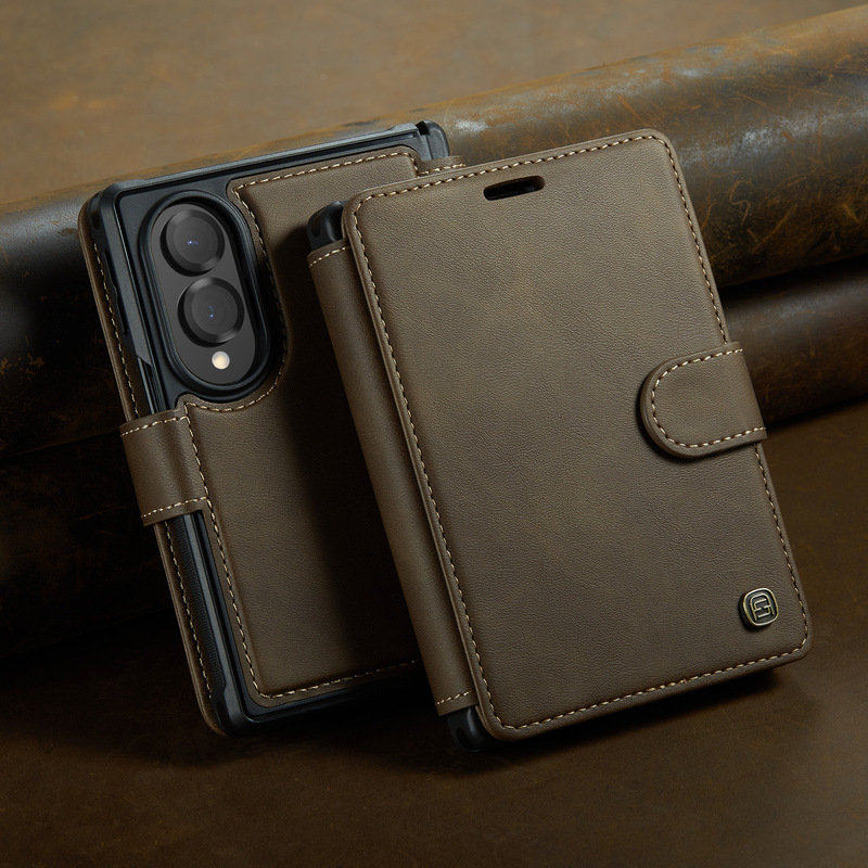 Suitable for Samsung Galaxy Z Fold 8 wireless charging phone case with card slot, stand, and flip cover protective leather case Suitable for Samsung Galaxy Z Fold 8 wireless charging phone case with card slot, stand, and flip cover protective leather case