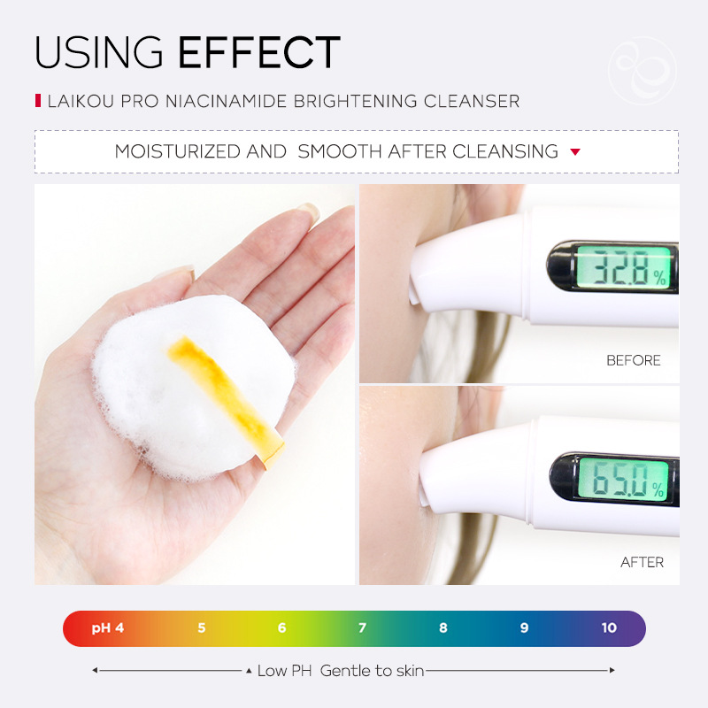 LAIKOU PRO Niacinamide Facial Cleanser 50g Cross-border Manufacturer wholesale Skin care Facial Cleanser undefined