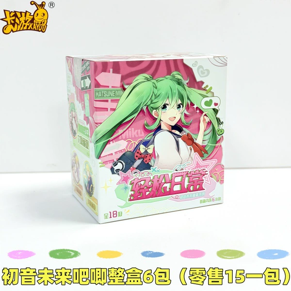 Hatsune Miku Easy Daily Badges 1 box 6 packs (retail 15 per pack)