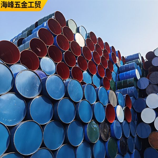 200L镀锌浓缩果汁果酱桶  批发敞口二手金属内涂桶翻新包装铁桶