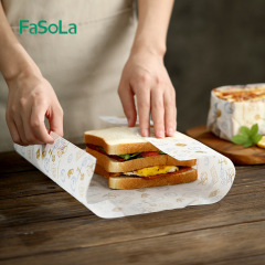 FaSoLa sandwich wrapping paper greaseproof paper burger packaging box rice ball cheese paper burrito baking greaseproof paper