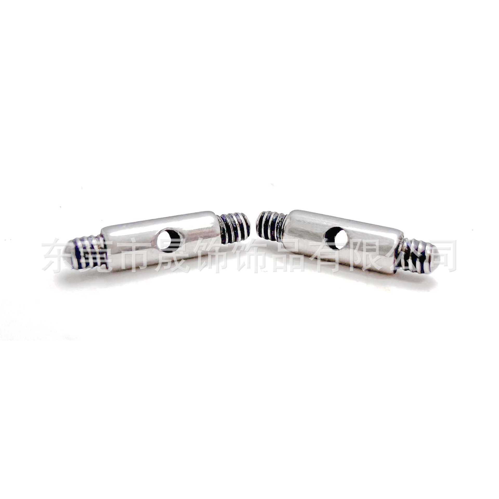 F136 Titanium Ear Stud 延 Long Post 14G单孔0.9 1.2牙 Double Thread Diy内牙 Straight Barbell Ear 桥连接 Barbell - 14G(1.60mm)