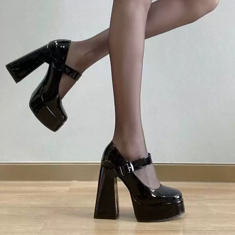 Американские туфли на высоком каблуке новый дизайн чувство нишевый