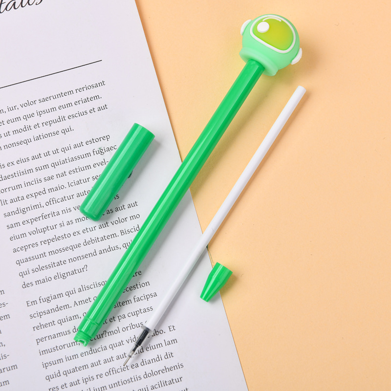 Cutie astronauta dibujos animados bolígrafo neutro 0.5mm negro bolígrafo de carbono para estudiantes primarios premios 1 de junio regalos para niños
