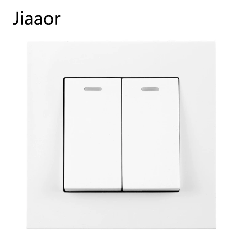 16A white European standard switch socket panel German style double European standard with USB+type C wall socket concealed installation