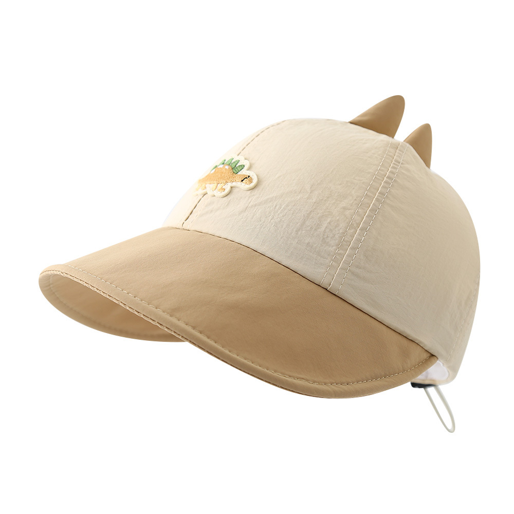 Bonitos dinosaurios para niños sombreros de sombrero para niños y niñas primavera y verano delgados super lindos sombreros de pescador de bebé de dibujos animados