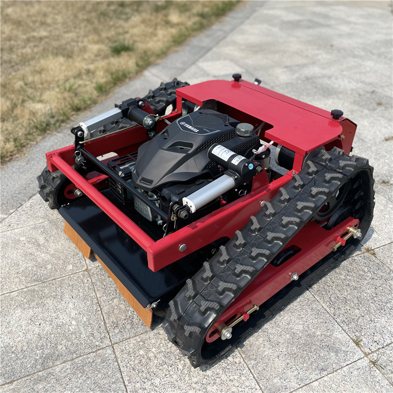 履带汽油割草机 全自动遥控履带式割草机 草地园林除草机
