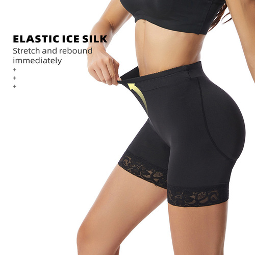 European and American cross-border breathable inserts to enlarge buttocks and crotch, fake ass, sponge pads, butt-lifting pants, buttocks and belly-shrinking boxer briefs