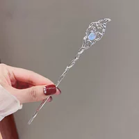 Новая китайская булочка с металлическим холодным ветром высокого уровня древний стиль cheongsam волосы простые современные волосы головные уборы женщины