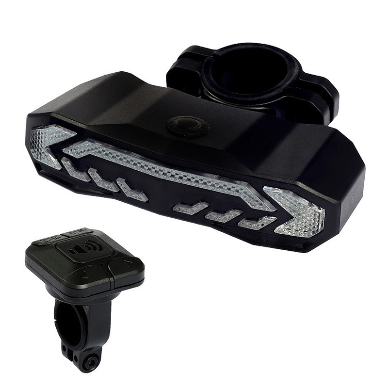 Nueva luz trasera de freno inteligente, alarma, motocicleta, bicicleta eléctrica, bicicleta de montaña, bicicleta al aire libre, luz trasera de dirección