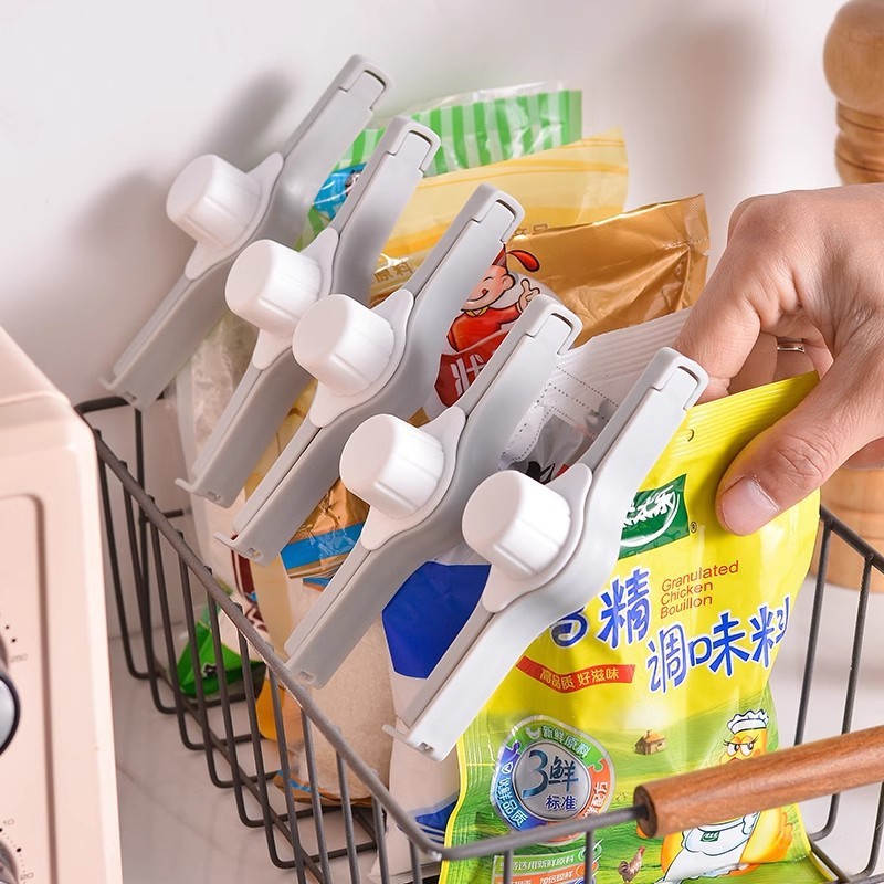 密封出料嘴封口夹厨房调味料食品保鲜防潮夹零食食物塑料袋奶粉夹|undefined