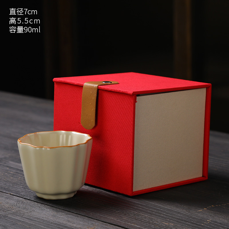 汝窯茶器 カップ 茶碗 セラミック茶器 単品 濃茶用 茶碗 茶器 茶器セット 記念品|undefined