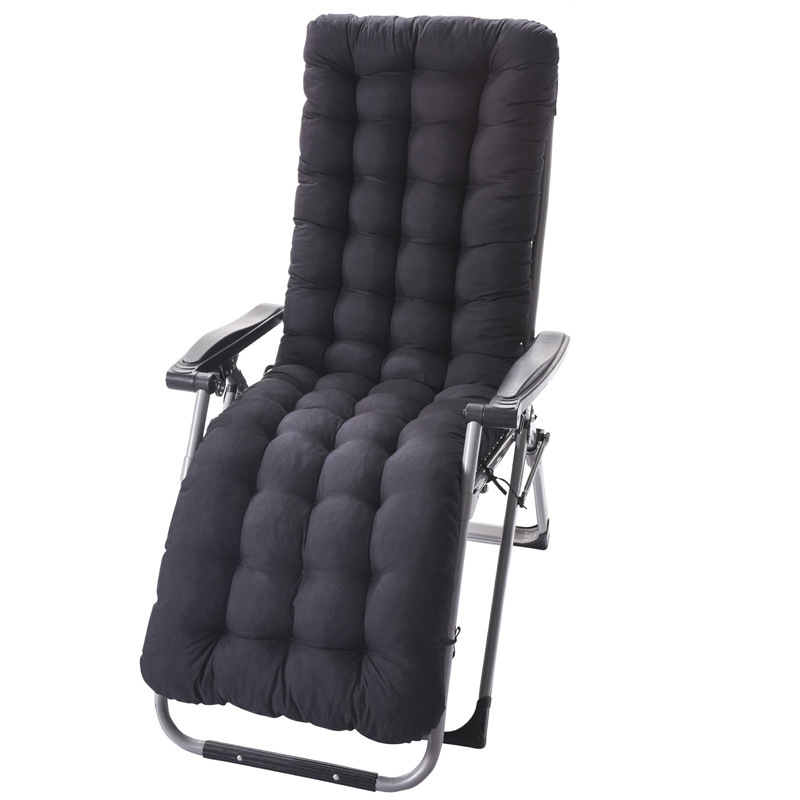 Cojín de sillón reclinable cepillado de otoño e invierno al por mayor de fábrica, cojín de silla de doble cara engrosado, cojín de silla oscilante disponible para el almuerzo