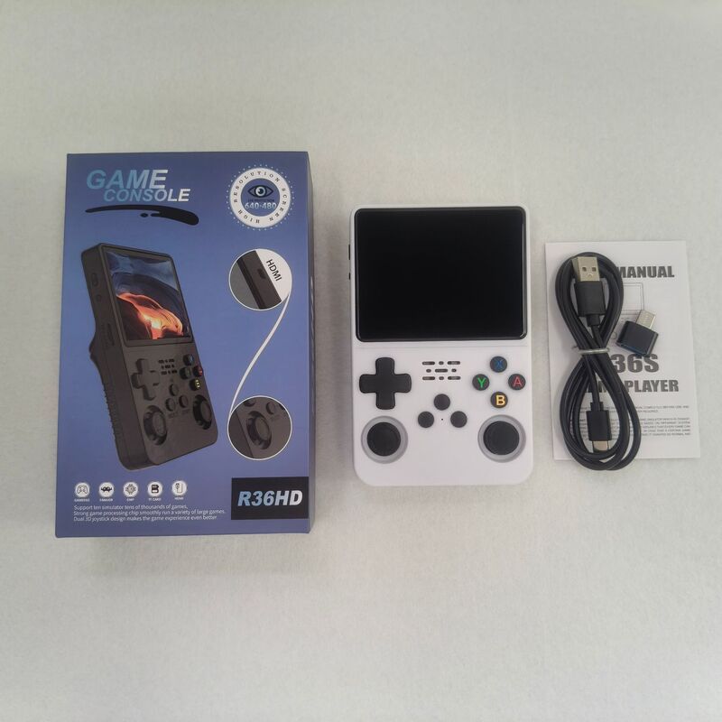 Cross-Border R36Hd Handheld Game Console with 3.5inch Ips Hd Screen That Can Be Connected to Tv Output Retro Nostalgic Ps1 Games Cross-Border R36Hd Handheld Game Console with 3.5inch Ips Hd Screen That Can Be Connected to Tv Output Retro Nostalgic Ps1 Games