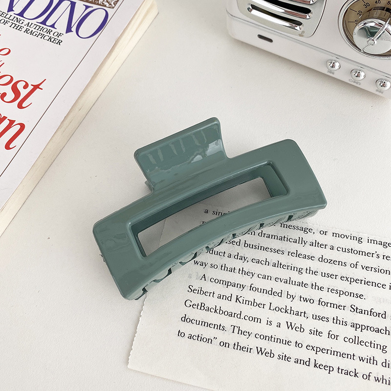 Leche marrón esmerilado pelo clip accesorios para el cabello de las mujeres de alto grado updo tiburón clip gran horquilla ins lindo horquilla al por mayor