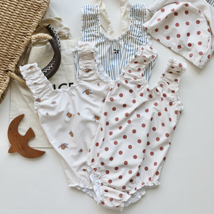Baby Girl's Swimsuit 2025 New Girl's Sunscreen Quick-drying Swimsuit Children's Swimsuit Ins Bikini Swimsuit