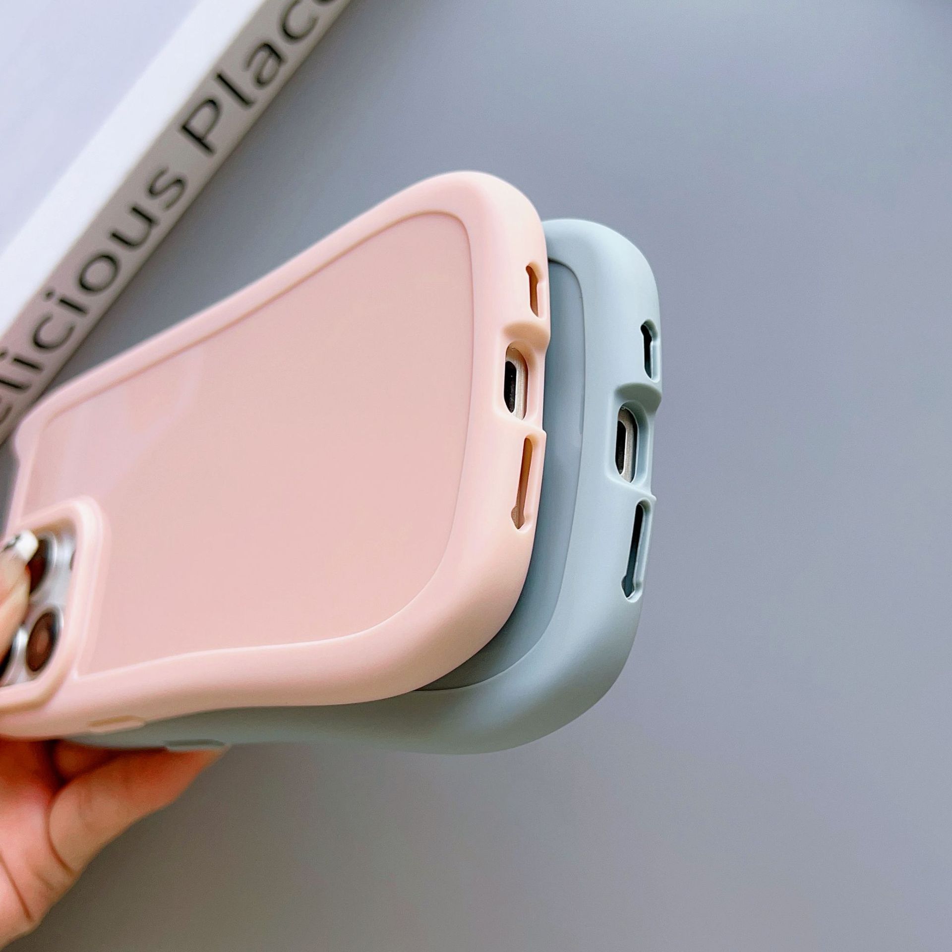 Miniatura y transparente para orejas de gato para Apple 16 caso de teléfono celular iphone 15pro personalidad creativa 13pro nicho 11