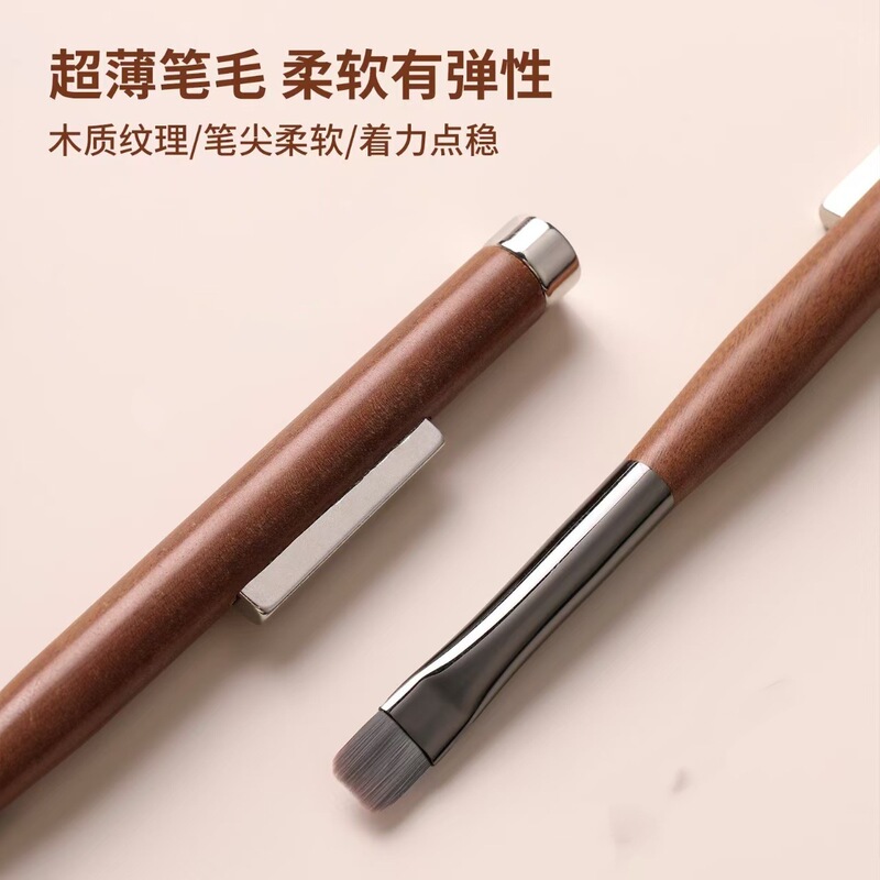 跨境美甲笔批发檀木磁铁光疗笔超薄无刷痕吸猫眼涂甲油胶工厂批发|undefined
