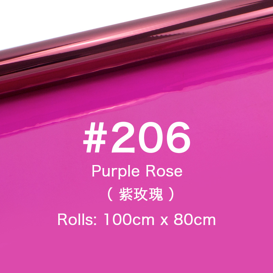 100*80cm leden paper#206【purple rose】