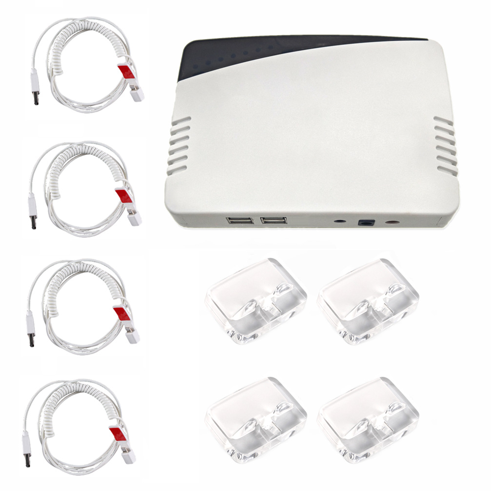 最新电子烟剃须刀美妆用品化妆品平板电脑等专用一拖四防盗报警器