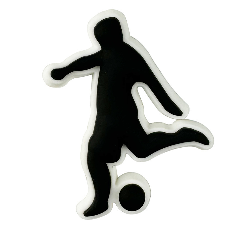 メーカー卸売 サッカーシリーズ ドリルシューズアクセサリー PVC厚手素材 シューズデコレーション DIYシューズバックル装飾品|undefined