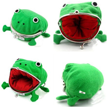 青蛙零钱包 鸣人钱包 动漫零钱包火影绿色青蛙钱包 JJ11026