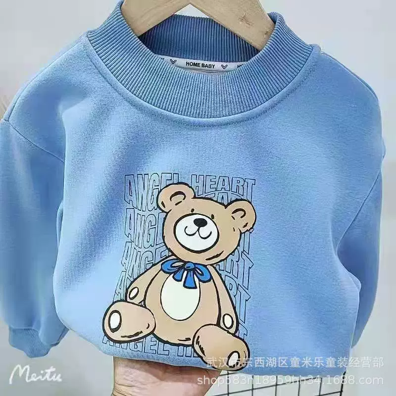 Свитер зимний в виде мультфильма Niu Niu Xiao Z Zai, серия Tide, бренд детская одежда, оптовая продажа, прямые продажи, поставка в прямом эфире