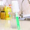 Kitchen, removable hygienic long bottle brush, sponge cup