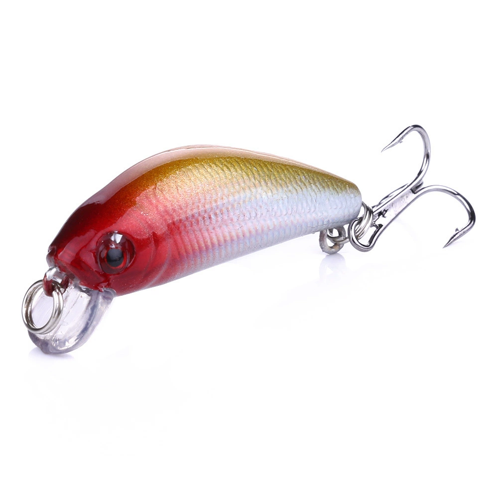 Luya Bait 3.8CM-2.2G, дальнобойная 3D-приманка для ловли пресноводного окуня с зондом и ртом, бионический, плохая оптовая продажа, трансграничная