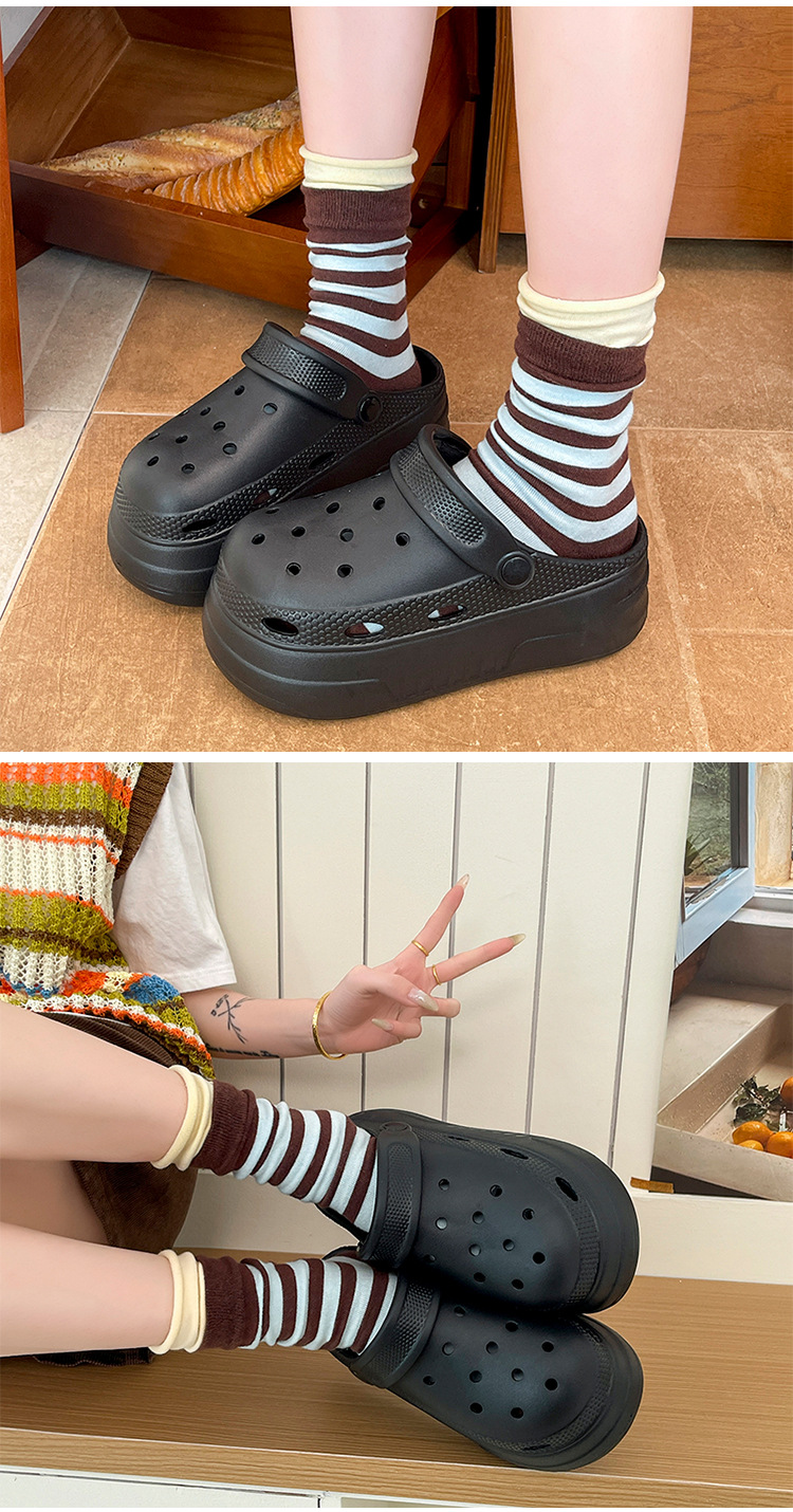 Women's Platform Beach Clogs Non-slip Eva Sandals For Summer_voghion.com