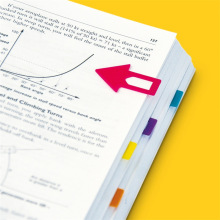 箭头指示书签英国文创英辅可爱塑料标记重点标签分类文艺清新