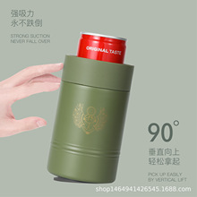 新款热卖小号双层真空不锈钢保温不倒饮料啤酒保冷罐12oz