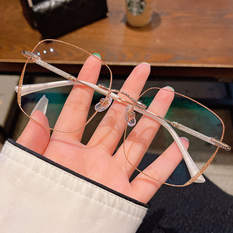 Gafas de lectura de nuevo estilo al por mayor, gafas de lectura anti-luz azul con diseño de estrellas a la moda, gafas de protección ocular para mujer del mismo estilo que en TikTok