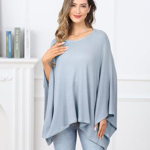 Cross-Border Cotton Waffle Outing Nursing Clothes Cover to Prevent Exposure Fig Leaf Nursing Clothes Shawl Nursing Cloth Breathable