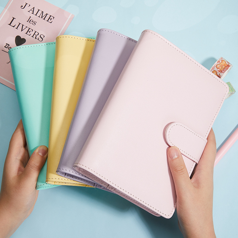 A5 Student Prize Notebook in Stock, Macaron Simple Notebook, Soft Cover Loose-Leaf Planner, Wholesale Planner