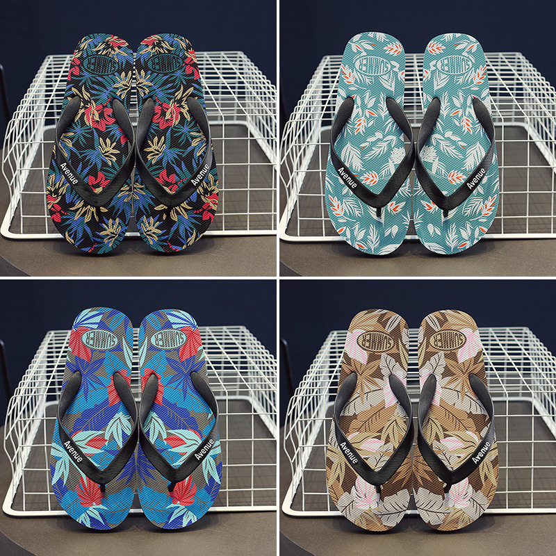 人字拖男夏季潮流外穿防滑夾腳拖鞋耐磨越南橡膠沙灘涼拖一件代發