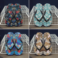 人字拖男夏季潮流外穿防滑夾腳拖鞋耐磨越南橡膠沙灘涼拖一件代發