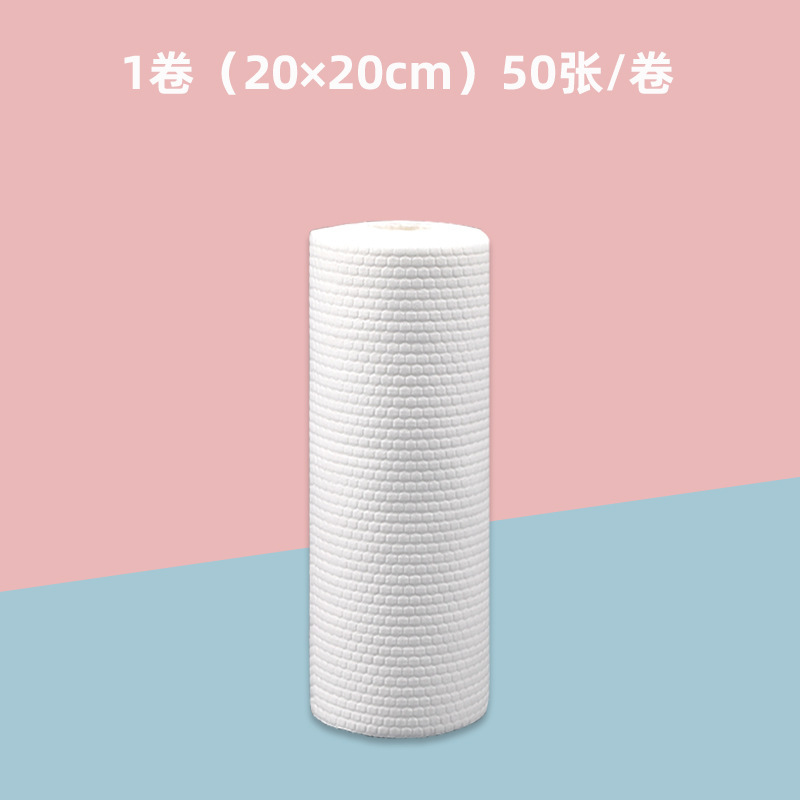 Fábrica directa trapo perezoso antiadherente aceite cocina papel lavable húmedo y seco desechable paño hogar