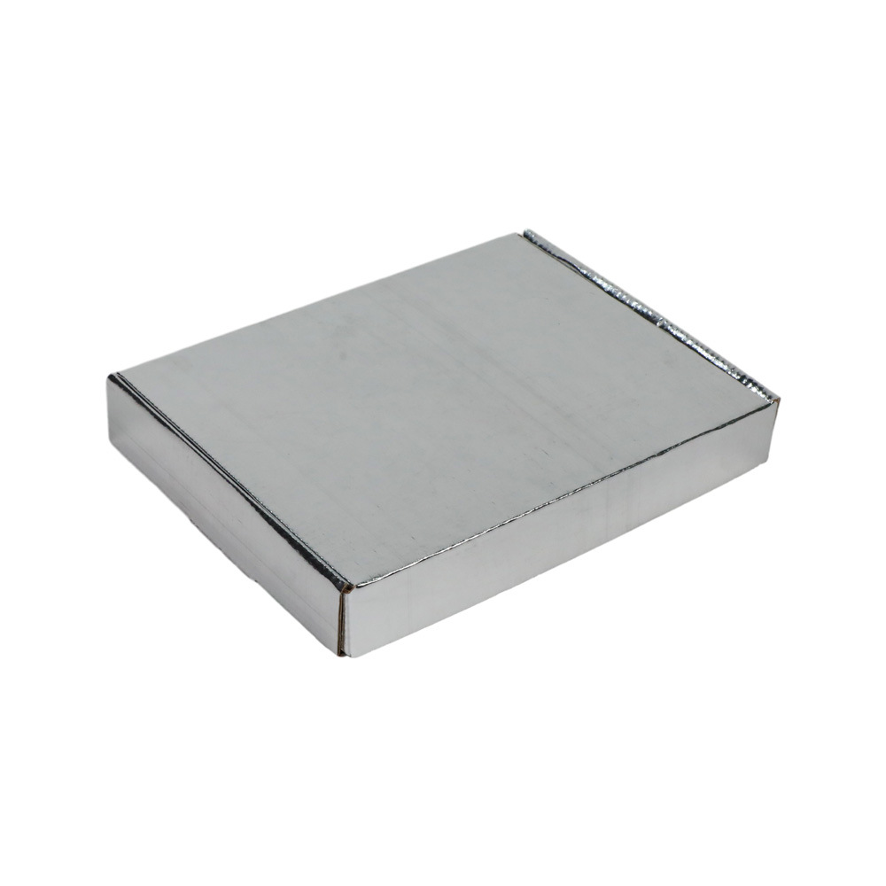 银色金属感飞机盒包装 物流包装