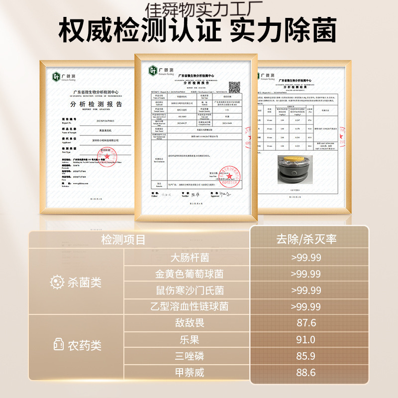 跨境新款果蔬清洗机洗菜机净化器家用食材清洗器水果蔬菜去农残消|undefined