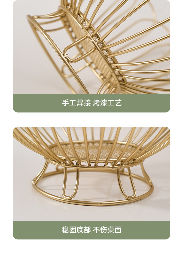 欧式铁艺果篮