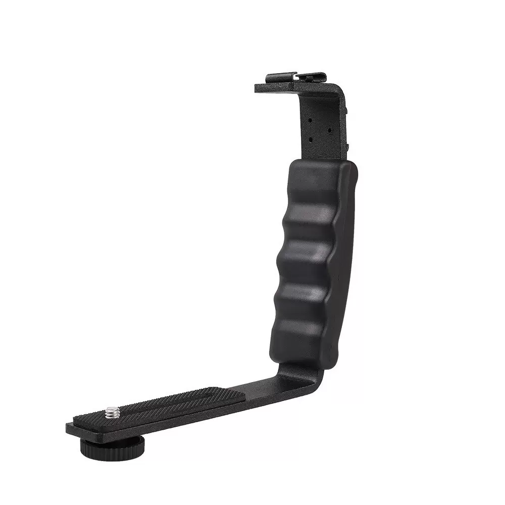 DV支架相机闪光灯热靴补光灯DV麦克风单反支撑架L型托架通用型