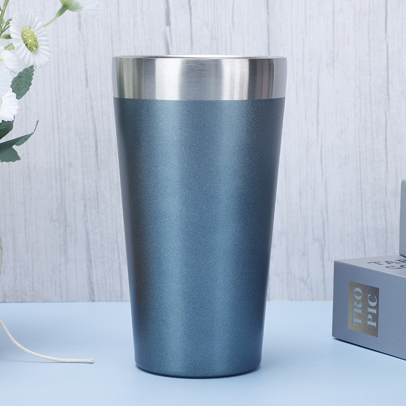 Suministro directo de fábrica al aire libre portátil taza de coche taza de cerveza 304 de acero inoxidable taza de vacío taza de café de doble capa de vacío