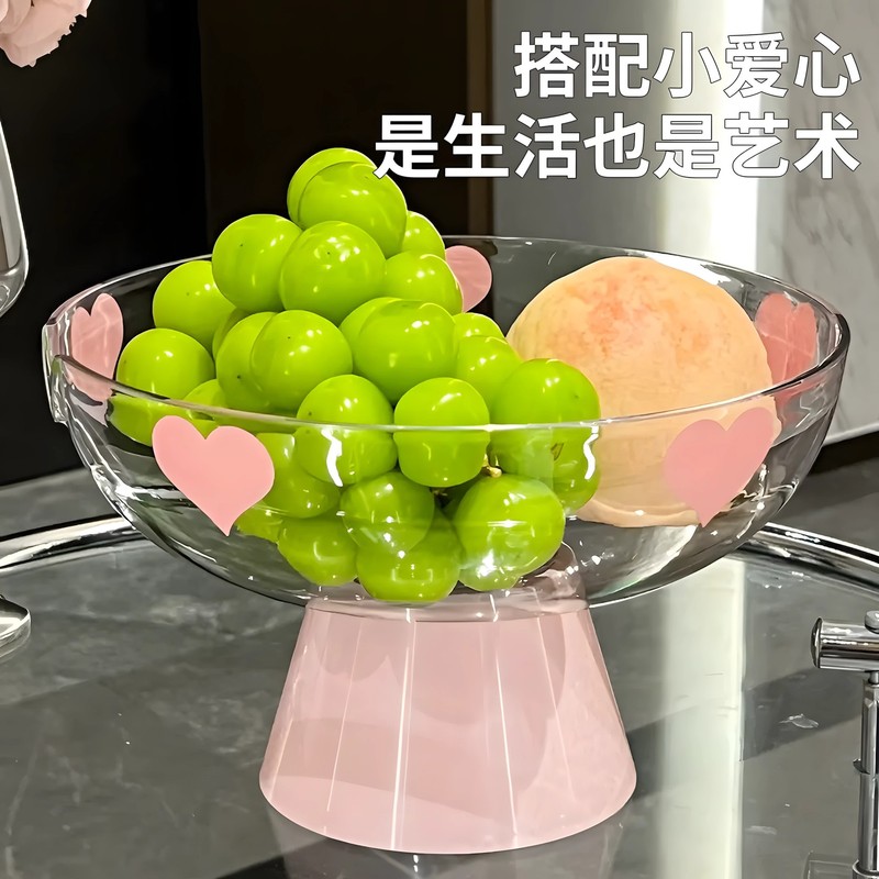 果盘轻奢风高档摆放零食盘创意高颜值水果盘客厅茶几家用新款|undefined