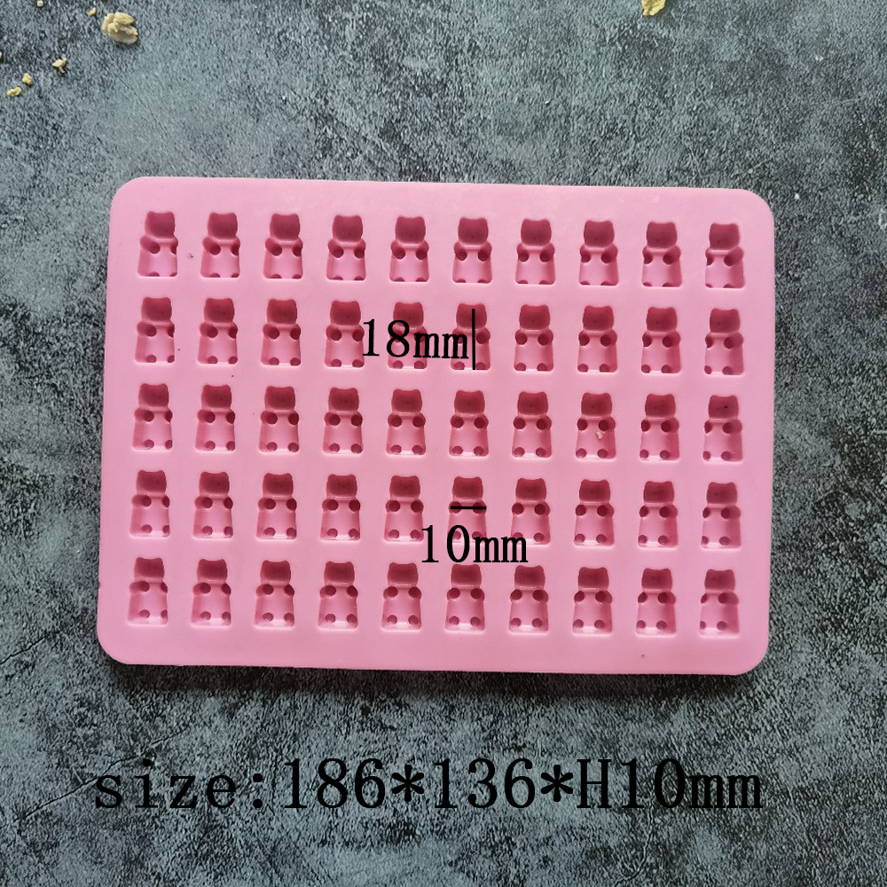 Silicone 50 litan cubos 300 chocolate horneado pasteles galletas muffins pastel molde postres herramientas de cocina