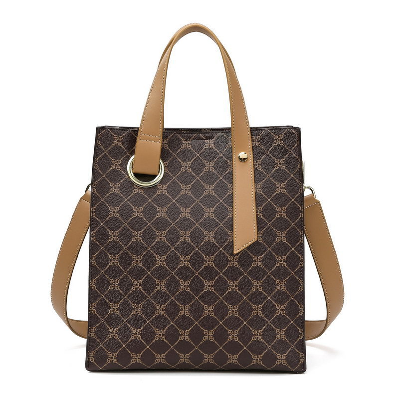 Tote Bag for Women, New Cross-Border Large-Capacity Commuter Bag, Simple Shoulder Bucket Bag, High-End Women's Handbag