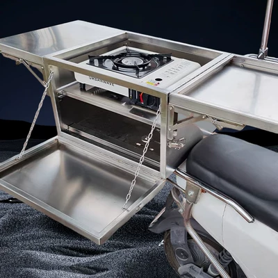 Grill Rack, Storage Box with – Electric car tail box