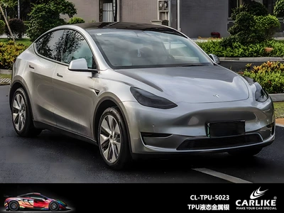Automotive Film: Change Film, Ultra-Bright Crystal - 152-15m-tpu-liquid-metal-silver
