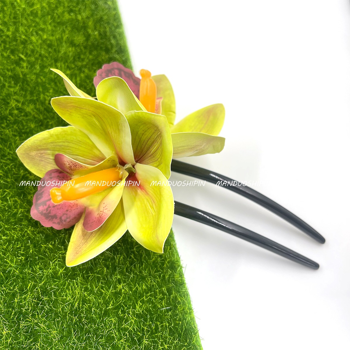 30g Weight Hair Sticks, Hair Tie, Insert comb Hair Accessories Type 1 Piece Quantity Holiday, Tea Party Occasion Cloth Material Flower Pattern All Seasons Season Women's Gender Pastoral Style Pastoral Women's Flower Cloth Hair Sticks Hair Tie Insert Comb 20